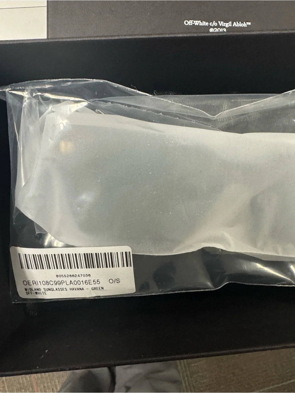 Off-White Virgil Havana Green Sunglasses